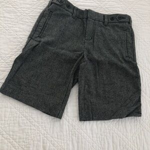 NWOT Gap Women’s Black & White Herringbone Bermuda Shorts (Wool & Poly)